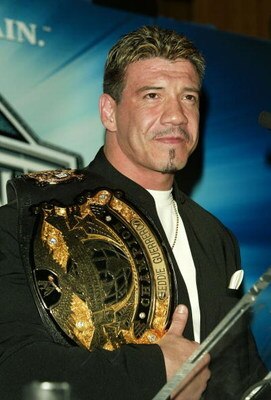 NEW YORK - MARCH 11:  Wrestler Eddie Guerrero attends a press conference to promote Wrestlemania XX at Planet Hollywood March 11, 2004 in New York City.  (Photo by Peter Kramer/Getty Images)