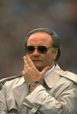 Mar 1991:  Portrait of Sheffield Wednesday Manager Ron Atkinson during a Barclays League Division One match against Wolverhampton Wanderers at the Molineux Grounds in Wolverhampton, England. \ Mandatory Credit: David  Cannon/Allsport