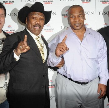NEW YORK - APRIL 20: Joe Frazier and Mike Tyson attends Sony Pictures Classics' screening of 'Tyson' at the AMC Loews 19th Street on April 20, 2009 in New York City, New York. (Photo by Brad Barket/Getty Images)