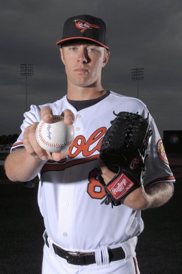 FORT LAUDERDALE, FL - FEBRUARY 23: Chris Tillman #8 of the Baltimore Orioles poses during photo day at the Orioles spring training complex on February 23, 2009 in Ft. lauderdale, Florida. (Photo by Marc Serota/Getty Images)