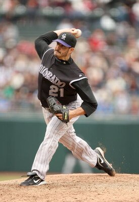 SAN FRANCISCO - MAY 02:  Jason Marquis #21 of the Colorado Rockies pitches against the San Francisco Giants on May 2, 2009 at AT&T Park in San Francisco, California.  (Photo by Ezra Shaw/Getty Images)