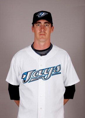 DUNEDIN, FL - FEBRUARY 23:  Scott Richmond #48 of the Toronto Blue Jays poses during photo day at the Bobby Mattick Training Center at Englebert Complex on February 23, 2009 in Dunedin, Florida.  (Photo by J. Meric/Getty Images)