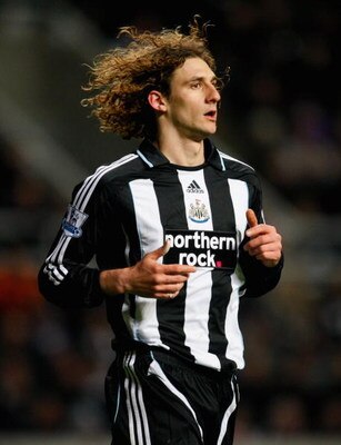 NEWCASTLE, UNITED KINGDOM - MARCH 04:  Fabricio Coloccini of Newcastle United looks on during the Barclays Premier League match between Newcastle United and Manchester United at St James' Park on March 4, 2009 in Newcastle, England.  (Photo by Stu Forster