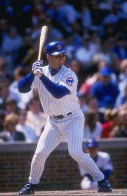 10 May 1998:  Catcher Scott Servais of the Chicago Cubs in action during a game against the San Francisco Giants at Wrigley Field in Chicago, Illinois.  The Giants beat the Cubs 3-0. Mandatory Credit: Matthew Stockman  /Allsport