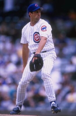 20 May 1998:  Kevin Tapani, #36 of the Chicago Cubs in action during a game against the Los Angeles Dodgers at Wrigley Field in Chicago, Illinois. The Cubs defeated the Dodgers 5-0. Mandatory Credit: Matthew Stockman  /Allsport