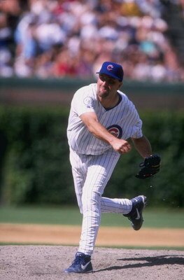 19 Jun 1998: Mark Clark #54 of the Chicago Cubs in action during a game against the Philadelphia Phillies at Wrigley Field in Chicago, Illinois. The Phillies defeated the Cubs 9-8.