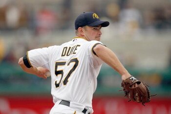 PITTSBURGH - APRIL 13:  Zach Duke #57 of the Pittsburgh Pirates delivers a pitch during the Opening Day game against the Houston Astros at PNC Park on April 13, 2009 in Pittsburgh, Pennsylvania.  (Photo by: Gregory Shamus/Getty Images)