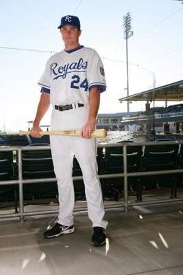 SURPRISE, AZ - FEBRUARY 25:  Mark Teahen of the Kansas City Royals poses for a portrait during Photo Day on February 25, 2007 at Surprise Stadium in Surprise, Arizona. (Photo by Jonathan Ferrey/Getty Images)