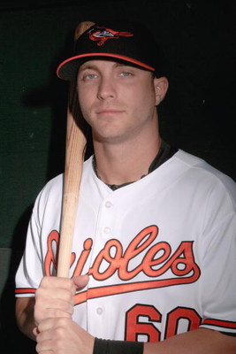 FORT LAUDERDALE, FL - FEBRUARY 23: Nolan Reimold #60 of the Baltimore Orioles poses during photo day at the Orioles spring training complex on February 23, 2009 in Ft. Lauderdale, Florida. (Photo by Marc Serota/Getty Images)