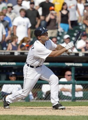 DETROIT - AUGUST 23: Ivan Rodriguez #7 of the Detroit Tigers at bat during the MLB game against the Cleveland Indians at the Comerica Park August 23, 2007 in Detroit, Michigan.(Photo By Dave Sandford/Getty Images)