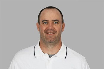 FOXBOROUGH, MA - 2008:  Bill O'Brien of the New England Patriots poses for his 2008 NFL headshot at photo day in Foxborough, Massachusetts.  (Photo by Getty Images)