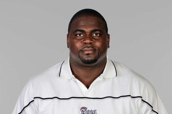 FOXBOROUGH, MA - 2008:  Pepper Johnson of the New England Patriots poses for his 2008 NFL headshot at photo day in Foxborough, Massachusetts.  (Photo by Getty Images)