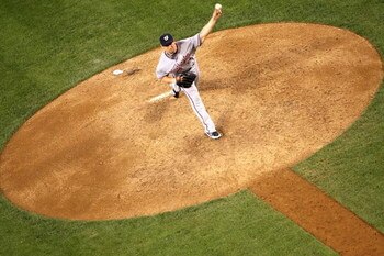 PHOENIX - MAY 10:  Relief pitcher Ron Villone #41 of the Washington Nationals pitches against the Arizona Diamondbacks during the major league baseball game at Chase Field on May 10, 2009 in Phoenix, Arizona. The Diamondbacks defeated the Nationals 10-8. 
