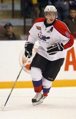 OSHAWA, ON - JANUARY 14:  Matt Duchene #9 of Team Cherry skates in the 2009 Home Hardware CHL/NHL Top Prospects Game against Team Orr on Wednesday January 14, 2009 at the General Motors Centre in Oshawa, Ontario. Team Orr defeated Team Cherry 6-1. (Photo 