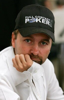 LAS VEGAS - JULY 30:  Poker player Daniel Negreanu looks up as he competes on the third day of the first round of the World Series of Poker no-limit Texas Hold 'em main event at the Rio Hotel & Casino July 30, 2006 in Las Vegas, Nevada. More than 8,600 pl