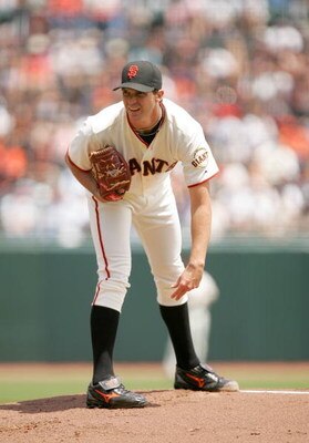 SAN FRANCISCO - MAY 13:  Barry Zito #75 of the San Francisco Giants pitches against the Washington Nationals at AT&T Park on May 13, 2009 in San Francisco, California.  (Photo by Ezra Shaw/Getty Images)