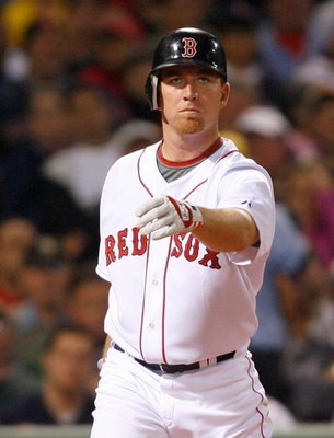 BOSTON - APRIL 26: J.D. Drew #7 of the Boston Red Sox bats against the New York Yankees at Fenway Park on April 26, 2009 in Boston, Massachusetts. (Photo by Jim Rogash/Getty Images)