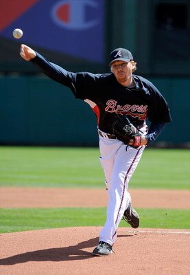 KISSIMMEE, FL - MARCH 3:  Pitcher Tommy Hanson #73 of the Atlanta Braves throws during an exhibition game against Panama at Champion Stadium March 3, 2009 in Kissimmee, Florida.  (Photo by Sam Greenwood/Getty Images)