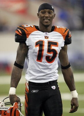 INDIANAPOLIS - SEPTEMBER 01:  Chris Henry #15 of the Cincinnati Bengals smiles during the NFL pre-season game against the Indianapolis Colts on September 1, 2006 at the RCA Dome in Indianapolis, Indiana.  (Photo by Andy Lyons/Getty Images)