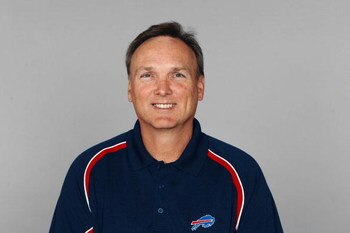 ORCHARD PARK, NY - 2007:  Turk Schonert of the Buffalo Bills poses for his 2007 NFL headshot at photo day in Orchard Park, New York.  (Photo by Getty Images)