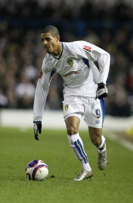 LEEDS, UNITED KINGDOM - JANUARY 5: Jermaine Beckford of Leeds United in action during the Coca Cola League One Match between Leeds United and Northampton Town at Elland Road on January 5, 2008 in Leeds, England.(Photo by Pete Norton/Getty Images)