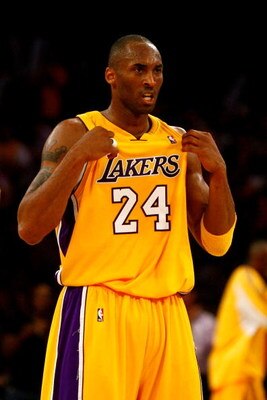 LOS ANGELES, CA - JUNE 04:  Kobe Bryant #24 of the Los Angeles Lakers reacts in the second half against the Orlando Magic in Game One of the 2009 NBA Finals at Staples Center on June 4, 2009 in Los Angeles, California. NOTE TO USER: User expressly acknowl