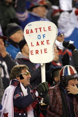ORCHARD PARK - NOVEMBER 17:  A fan of the Buffalo Bills holds up a sign during the game against the Cleveland Browns on November 17, 2008 at Ralph Wilson Stadium in Orchard Park, New York. (Photo by: Rick Stewart/Getty Images)