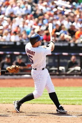 NEW YORK - MAY 31:  David Wright #5 of the New York Mets in action against the Florida Marlins during their game on May 31, 2009 at Citi Field in the Flushing neighborhood of the Queens borough of New York City.  (Photo by Al Bello/Getty Images)