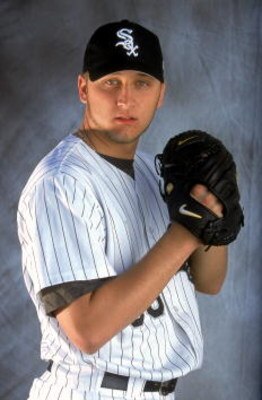 24 Feb 2001:  Mark Buehrle of the Chicago White Sox poses for a studio portrait during Spring Training at Tucson Electric Park in Tucson, Arizona.Mandatory Credit: Brian Bahr  /Allsport