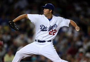LOS ANGELES, CA - MAY 22:  Pitcher Clayton Kershaw #22 of the Los Angeles Dodgers throws against the Los Angeles Angels of Anaheim on May 22, 2009 at Dodger Stadium in Los Angeles, California.  (Photo by Stephen Dunn/Getty Images)