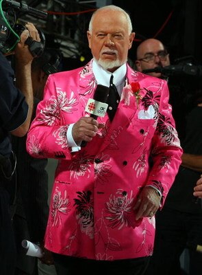 DETROIT - MAY 31:  Hockey analyst Don Cherry reports prior tp the the Pittsburgh Penguins playing the Detroit Red Wings during Game Two of the 2009 Stanley Cup Finals at Joe Louis Arena on May 31, 2009 in Detroit, Michigan.  (Photo by Jim McIsaac/Getty Im