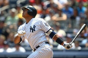 NEW YORK - JUNE 07:  Alex Rodriguez #13 of the New York Yankees at bat against the Tampa Bay Rays during their game on June 7, 2009 at Yankee Stadium in the Bronx borough of New York City.  (Photo by Chris McGrath/Getty Images)