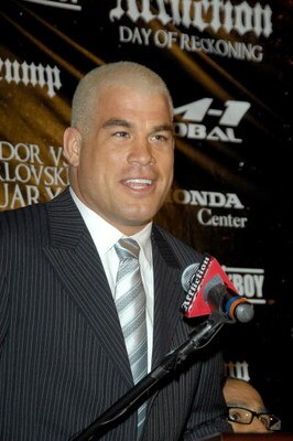 NEW YORK - JANUARY 20: Mixed martial arts fighter Tito Ortiz attends the 'Day of Reckoning' press conference at Trump Tower January 20, 2009 in New York City.  (Photo by Joe Corrigan/Getty Images)