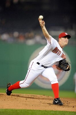 WASHINGTON - APRIL 20:  Jordan Zimmermann #27 of the Washington Nationals pitches against the Florida Marlins at Nationals Park on April 20, 2009 in Washington, DC.  (Photo by Greg Fiume/Getty Images)