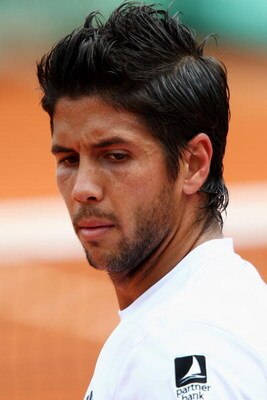 PARIS - MAY 29:  Fernando Verdasco of Spain looks on during his Men's Singles Third Round match against Nicolas Almagro of Spain on day six of the French Open at Roland Garros on May 29, 2009 in Paris, France.  (Photo by Clive Brunskill/Getty Images)