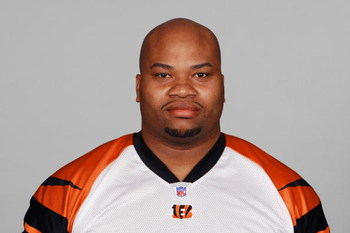 CINCINNATI - 2007: Stacy Andrews of the Cincinnati Bengals poses for his 2007 NFL headshot at photo day in Cincinnati, Ohio. (Photo by Getty Images)