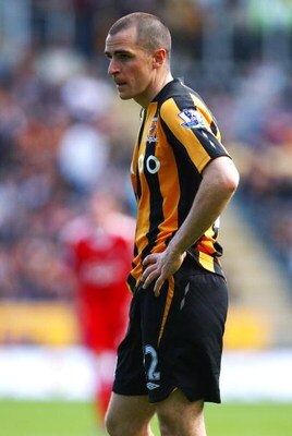 HULL, UNITED KINGDOM - APRIL 25:  Dean Marney of Hull shows his frustrations during the Barclays Premier League match between Hull City and Liverpool at the KC Stadium on April 25, 2009 in Hull, England.  (Photo by Laurence Griffiths/Getty Images)
