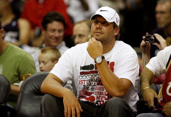 CLEVELAND - MAY 28: Ben Roethlisberger of the Pittsburgh Steelers attends Game Five of the Eastern Conference Finals between the Cleveland Cavaliers and the Orlando Magic during the 2009 Playoffs at Quicken Loans Arena on May 28, 2009 in Cleveland, Ohio.