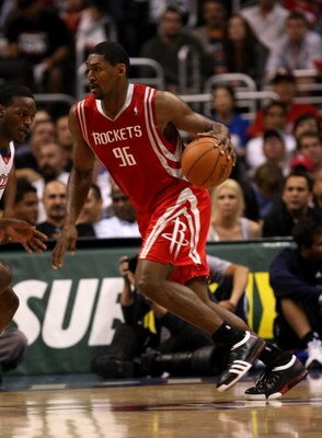 LOS ANGELES - NOVEMBER 7: Ron Artest #96 of the Houston Rockets drives against the Los Angeles Clippers on November 7, 2008 at Staples Center in Los Angeles, California.  The Rockets won 92-83.  NOTE TO USER: User expressly acknowledges and agrees that, b