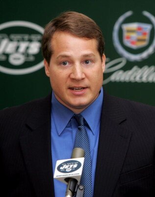 UNIONDALE, NY - JANUARY 17:  Eric Mangini speaks to the media during the press conference introducing him as the new head coach of the New York Jets on January 17, 2006 at the Jets Complex at Hofsta University in Uniondale, New York.(Photo by Jim McIsaac/