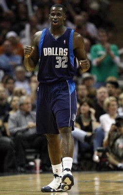 SAN ANTONIO - APRIL 28:  Forward Brandon Bass #32 of the Dallas Mavericks during play against the San Antonio Spurs in Game Five of the Western Conference Quarterfinals during the 2009 NBA Playoffs at AT&T Center on April 28, 2009 in San Antonio, Texas. N