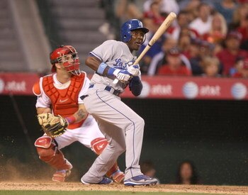 ANAHEIM, CA - JUNE 21:  Orlando Hudson #13 of the Los Angeles Dodgers bats during the game with the Los Angeles Angels of Anaheim on June 21, 2009 at Angel Stadium in Anaheim, California.   The Dodgers won 5-3.  (Photo by Stephen Dunn/Getty Images)