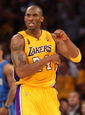 LOS ANGELES, CA - JUNE 04:  Kobe Bryant #24 of the Los Angeles Lakers reacts in the second half against the Orlando Magic in Game One of the 2009 NBA Finals at Staples Center on June 4, 2009 in Los Angeles, California. NOTE TO USER: User expressly acknowl