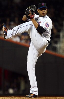 NEW YORK - JUNE 28:  Francisco Rodriguez #75 of the New York Mets pitches against the New York Yankees on June 28, 2009 at Citi Field in the Flushing neighborhood of the Queens borough of New York City. The Yankees defeated the Mets 4-2 and Yankee pitcher