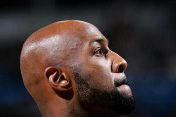 SACRAMENTO, CA - DECEMBER 7:  Alonzo Mourning #33 of the Miami Heat watches the game against the Sacramento Kings at Arco Arena on December 7, 2006 in Sacramento, California. The Heat won 93-91. NOTE TO USER: User expressly acknowledges and agrees that, b