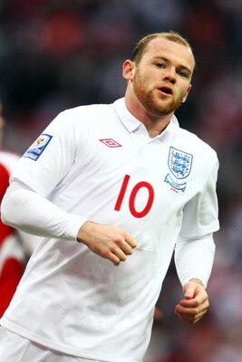 LONDON, ENGLAND - JUNE 10:  Wayne Rooney of England looks on during the FIFA 2010 World Cup Group 6 Qualifying match between England and Andorra at Wembley Stadium on June 10, 2009 in London, England.  (Photo by Phil Cole/Getty Images)