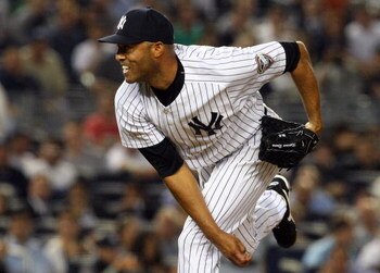 NEW YORK - JULY 01:  Mariano Rivera #42 of the New York Yankees pitches against the Seattle Mariners on July 1, 2009 at Yankee Stadium in the Bronx borough of New York City. The Yankees defeated the Mariners 4-2.  (Photo by Jim McIsaac/Getty Images)