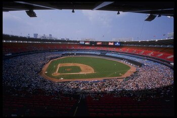 24 Dec 1996: Portrait of Fulton County Stadium in Atlanta, Georgia where the world champion Braves compete.