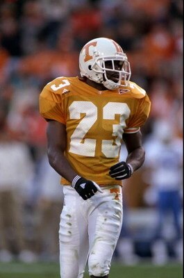 21 Nov 1998:  Defensive back Dwayne Goodrich #23 of the Tennessee Volunteers looks on during the game against the Kentucky Wildcats at the Neyland Stadium in KnoxMandatory Credit: Scott Halleran  /Allsport