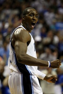 ORLANDO, FL - MAY 26:  Dwight Howard #12 of the Orlando Magic reacts after getting called on a technical foul while playing against the Cleveland Cavaliers in Game Four of the Eastern Conference Finals during the 2009 NBA Playoffs at the Amway Arena on Ma